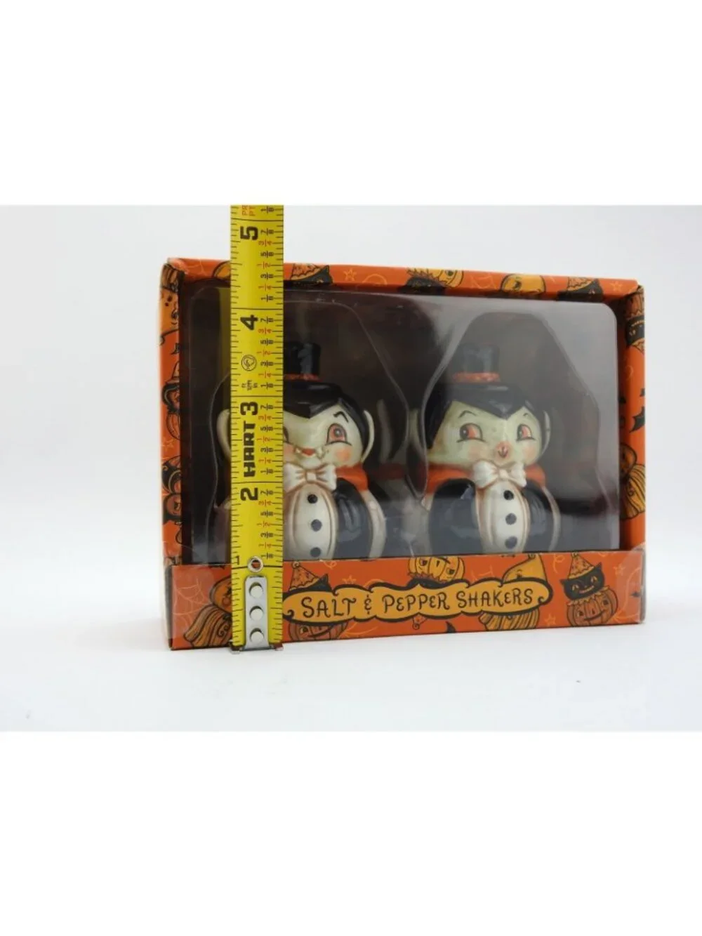 New Halloween Vampire Salt Pepper Shakers Retro Dracula Johanna Parker